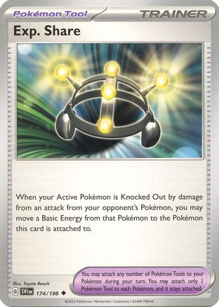 Exp. Share (174/198) [SV01 Scarlet & Violet Base Set] Reverse Holofoil - Uncommon