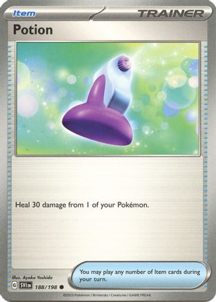 Potion (188/198) [SV01 Scarlet & Violet Base Set] Reverse Holofoil - Common
