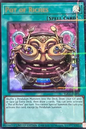 Pot of Riches (Ultra Rare) (TBC1-EN005) - The Pot Collection Limited