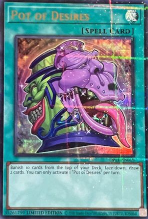 Pot of Desires (Ultra Rare) (TBC1-EN009) - The Pot Collection Limited