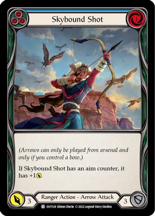 Skybound Shot (Blue) (OUT129) - Outsiders