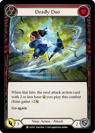 Deadly Duo (Red) (OUT071) - Outsiders