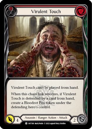 Virulent Touch (Red) (OUT168) - Outsiders Rainbow Foil
