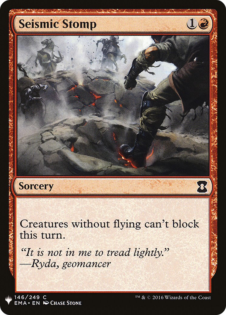 Seismic Stomp (LIST-146) [The List]