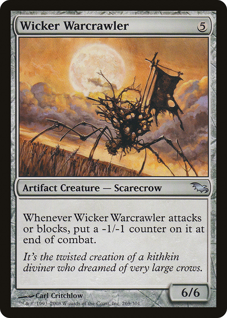 Wicker Warcrawler (SHM-269) [Shadowmoor] Foil