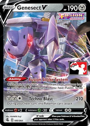 Genesect V (185/264) [Prize Pack Series Cards] Holofoil - Ultra Rare