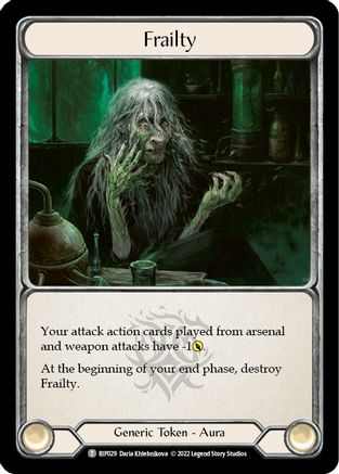 Frailty (RIP029) - Blitz Deck: Outsiders - Riptide