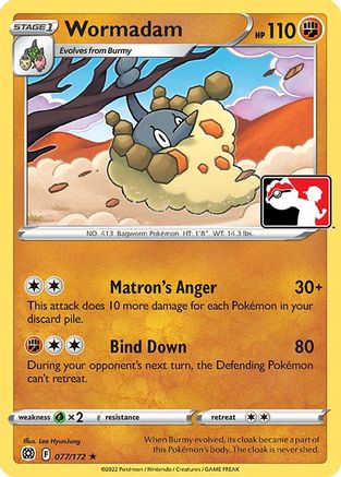 Wormadam (77/172) [Prize Pack Series Cards] - Rare