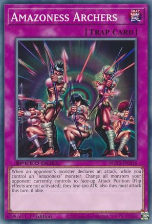 Amazoness Archers (SGX3-END16) - Speed Duel GX: Duelists of Shadows 1st Edition
