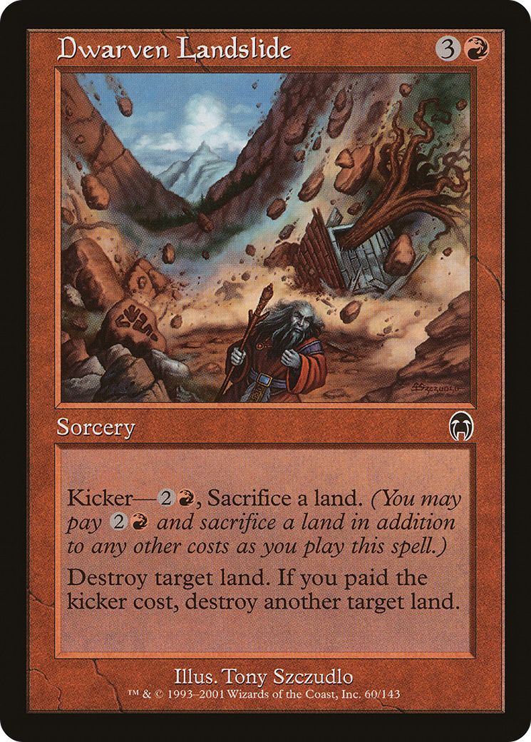 Dwarven Landslide (APC-060) [Apocalypse] Foil