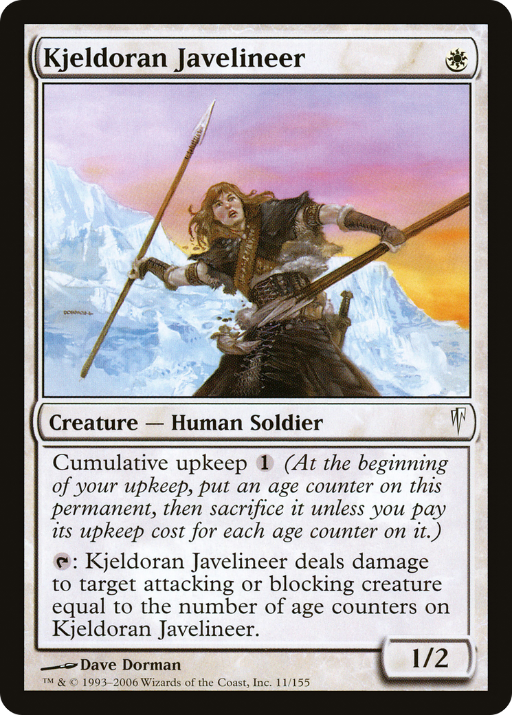 Kjeldoran Javelineer (CSP-011) [Coldsnap]
