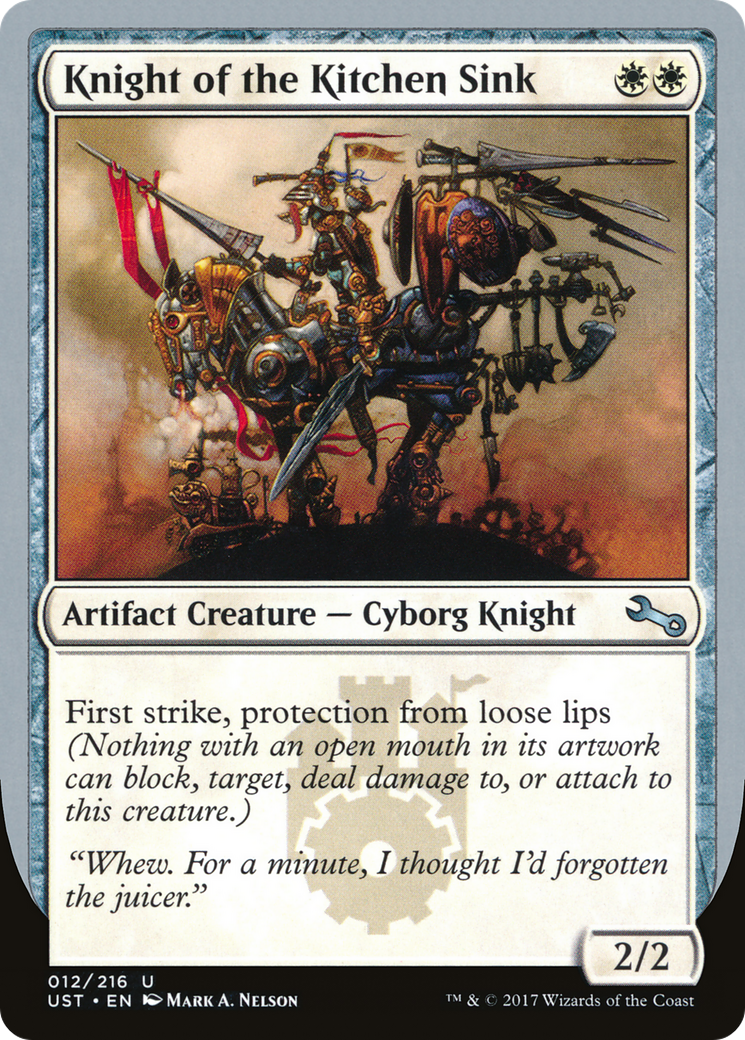 Knight of the Kitchen Sink (C) (UST-012) [Unstable]