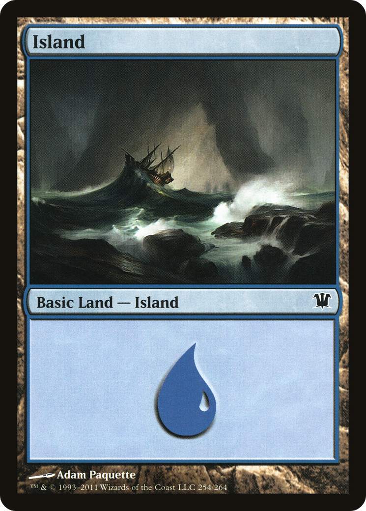 Island (ISD-254) [Innistrad] Foil