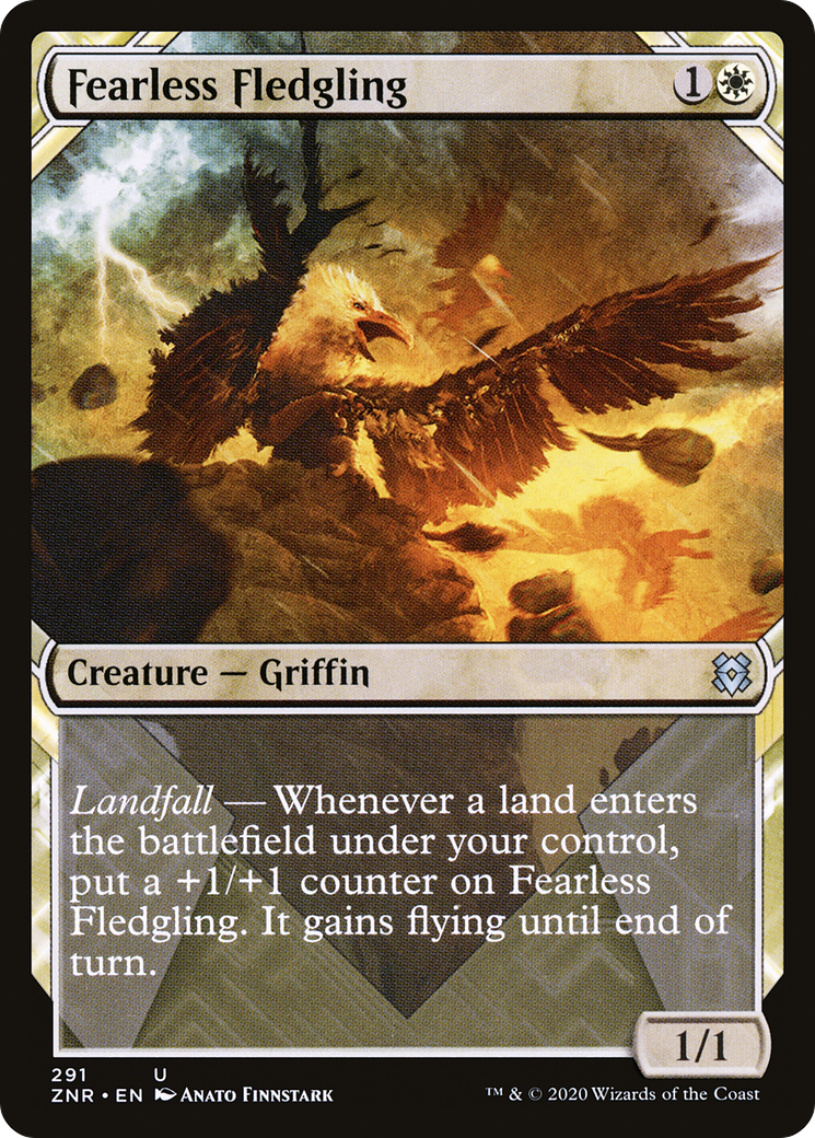Fearless Fledgling (Showcase) (ZNR-291) [Zendikar Rising]