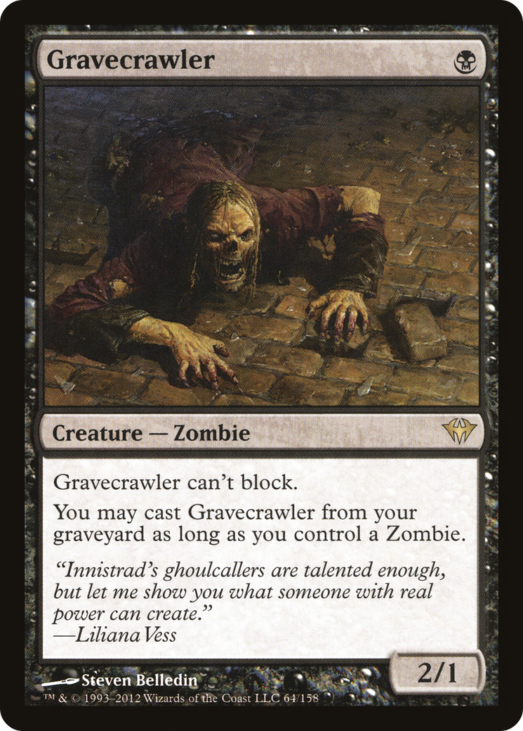 Gravecrawler (DKA-064) [Dark Ascension] Foil
