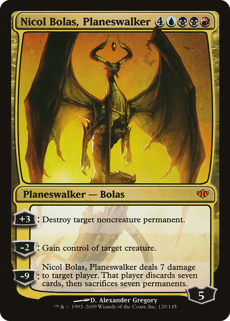 Nicol Bolas, Planeswalker (CON-120) [Conflux] Foil