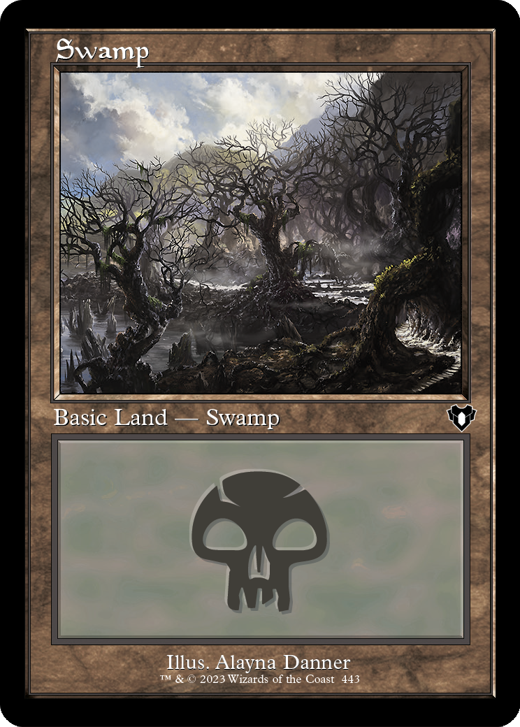 Swamp (CMM-443) (Retro Frame) [Commander Masters] Foil