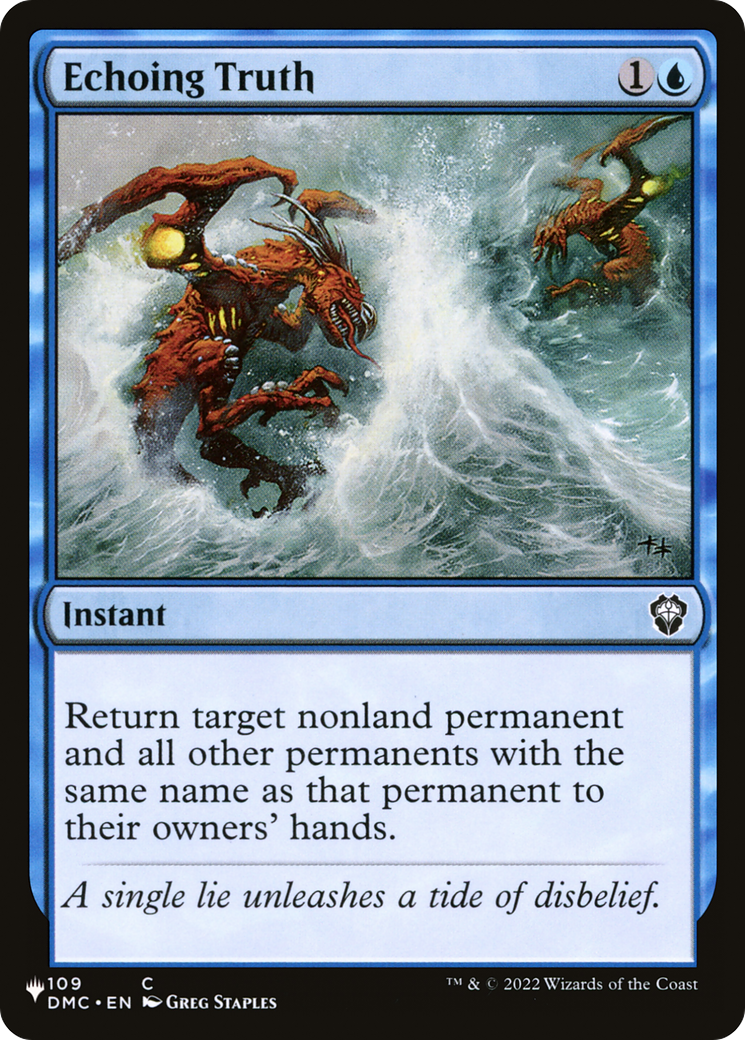 Echoing Truth (LIST-109/048) [The List]