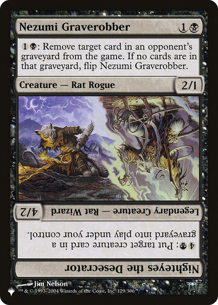 Nezumi Graverobber // Nighteyes the Desecrator (LIST-129/306) [The List]