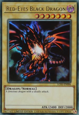 Red-Eyes Black Dragon (25th Anniversary Edition) (Ultra Rare) (LC01-EN006) - Legendary Collection: 25th Anniversary Edition Limited