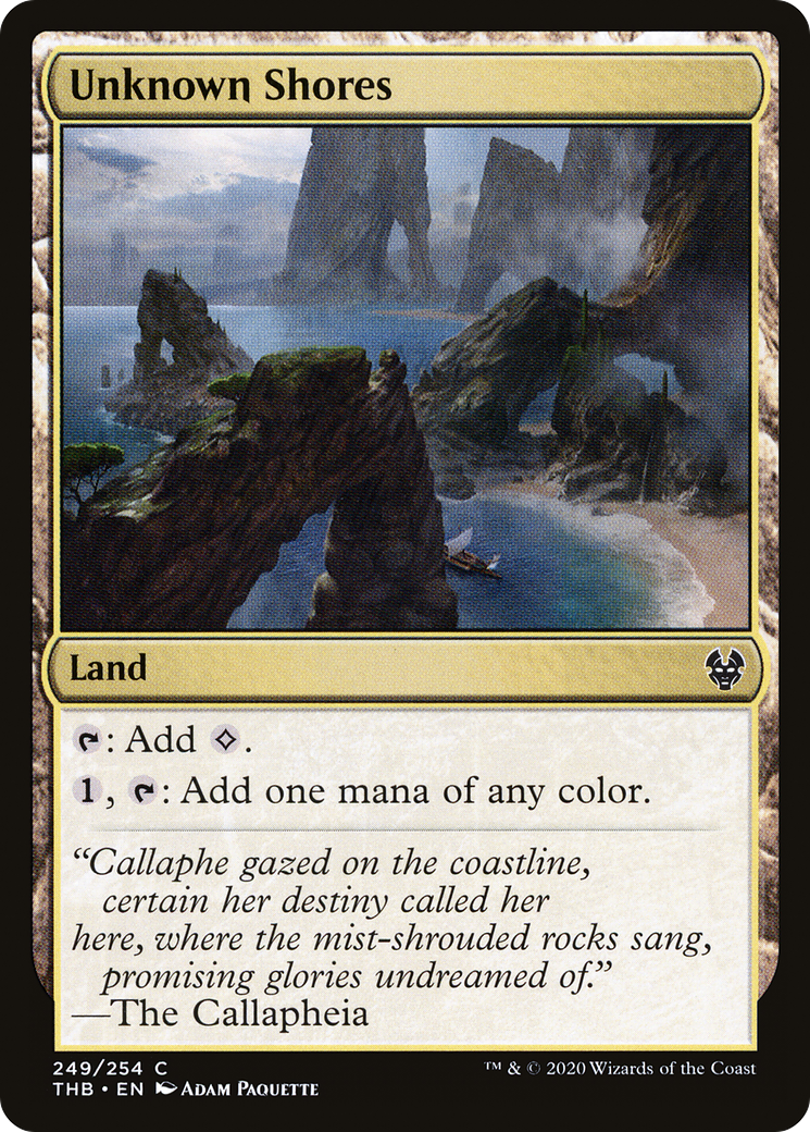 Unknown Shores (THB-249) [Theros Beyond Death]