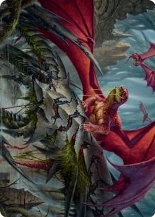 Hoarding Broodlord Art Card (ASMOM-023) [Art Series: March of the Machine]