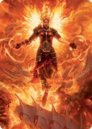 Chandra, Hope's Beacon Art Card (ASMOM-030) [Art Series: March of the Machine]