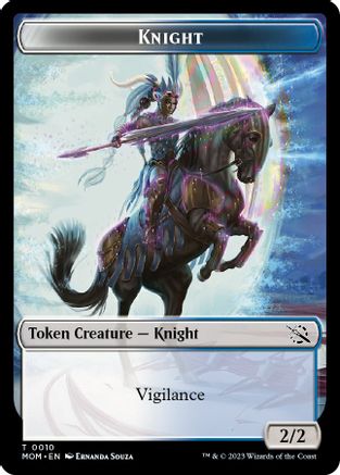 Knight Token (MOM-010) [March of the Machine]