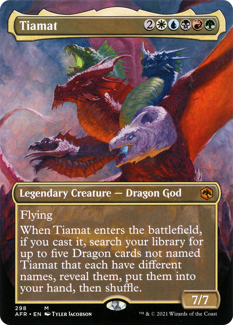 Tiamat (Borderless) (AFR-298) [Adventures in the Forgotten Realms]