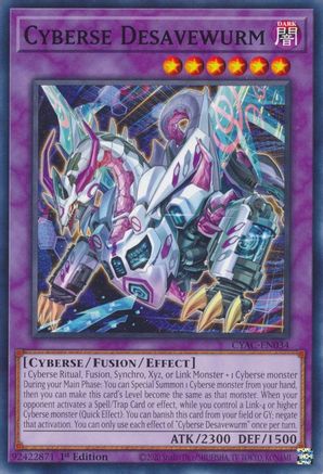 Cyberse Desavewurm (Common) (CYAC-EN034) - Cyberstorm Access 1st Edition