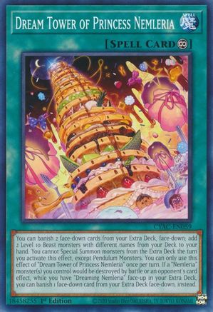 Dream Tower of Princess Nemleria (Common) (CYAC-EN059) - Cyberstorm Access 1st Edition