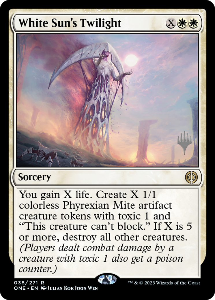 White Sun's Twilight (PPONE-038) [Promo Pack: Phyrexia: All Will Be One Promos]