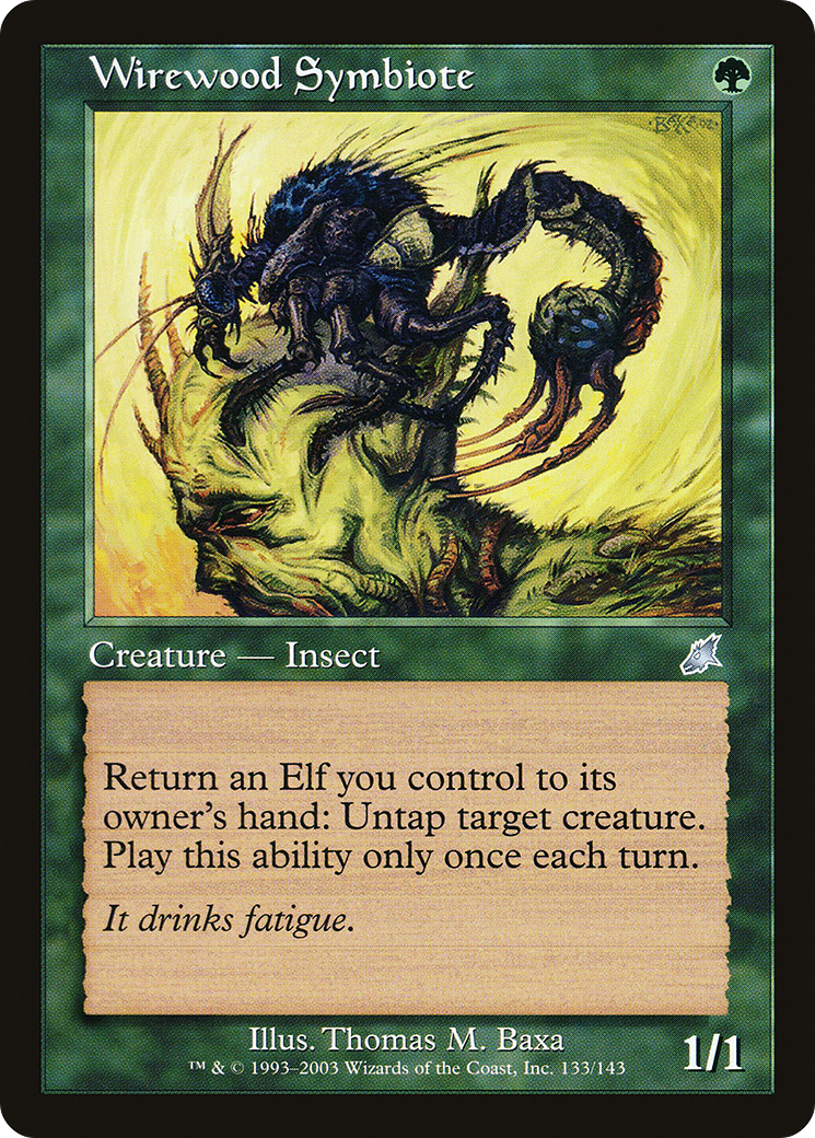 Wirewood Symbiote (SCG-133) [Scourge] Foil
