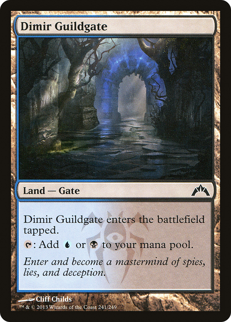 Dimir Guildgate (GTC-241) [Gatecrash] Foil