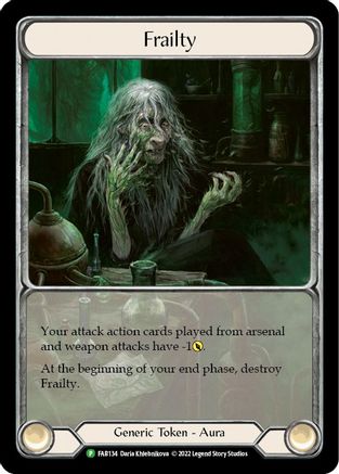 Frailty - FAB134 (FAB134) - Flesh and Blood: Promo Cards Rainbow Foil