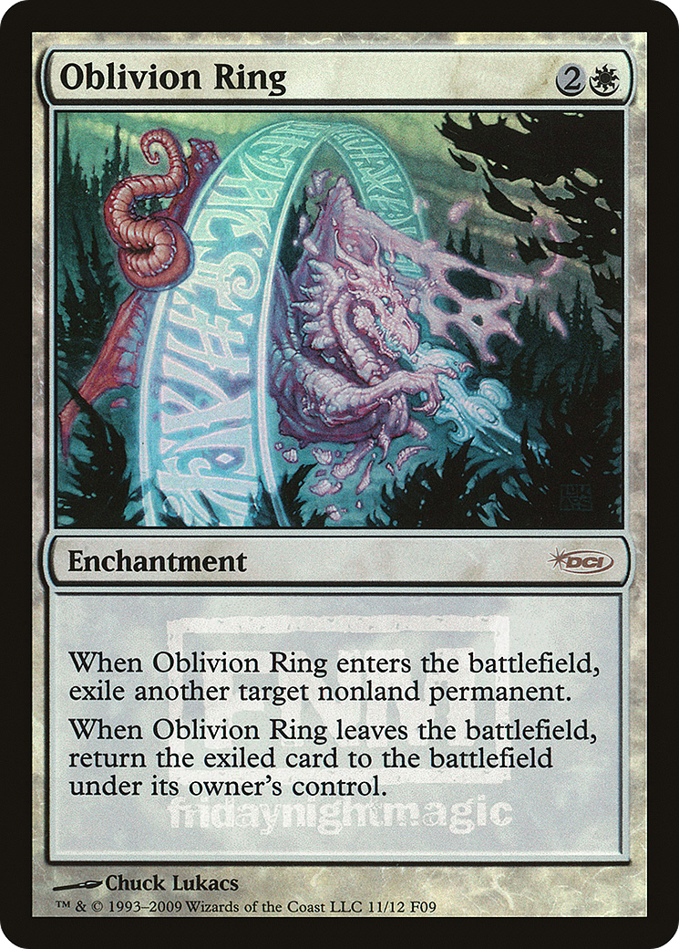 Oblivion Ring [Friday Night Magic 2009] Foil