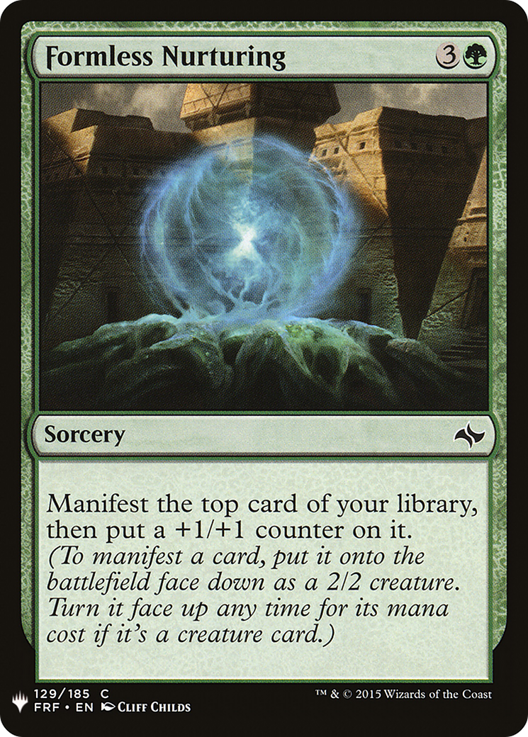 Formless Nurturing (LIST-129) [The List]