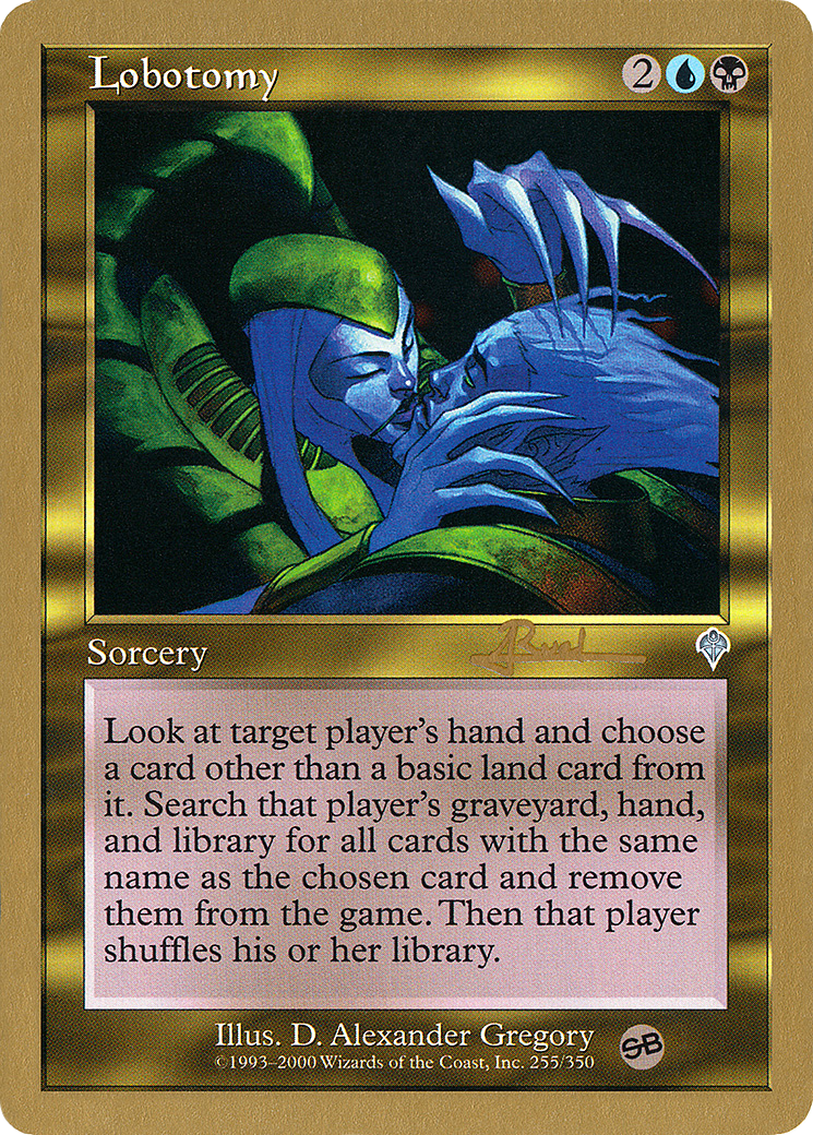 Lobotomy - 2001 Antoine Ruel (INV) (SB) [World Championship Decks 2001]