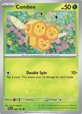 Combee (008/193) [SV02 Paldea Evolved] Reverse Holofoil - Common