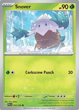 Snover (010/193) [SV02 Paldea Evolved] - Common