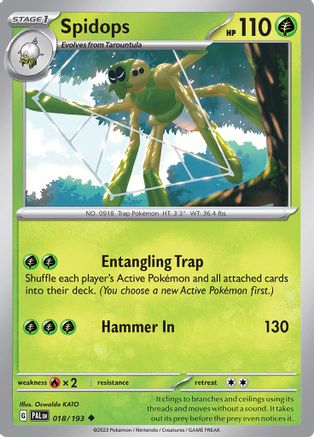 Spidops (018/193) [SV02 Paldea Evolved] - Uncommon