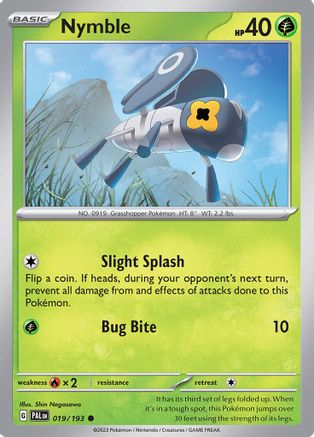 Nymble (019/193) [SV02 Paldea Evolved] Reverse Holofoil - Common