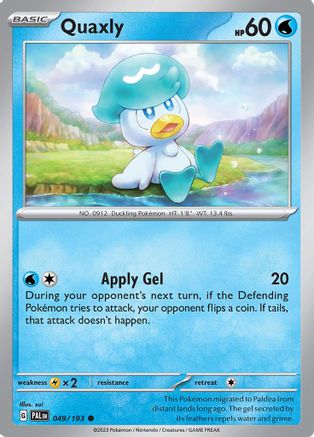 Quaxly (049/193) [SV02 Paldea Evolved] - Common