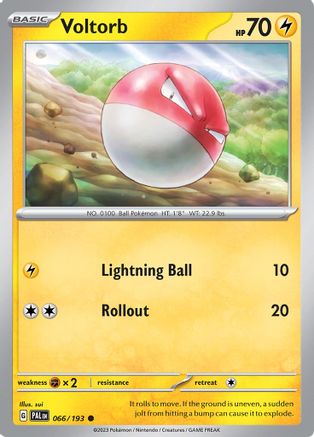 Voltorb (066/193) [SV02 Paldea Evolved] Reverse Holofoil - Common