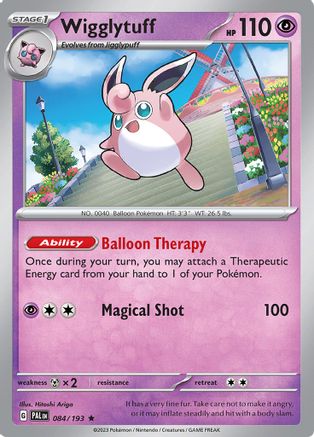 Wigglytuff (084/193) [SV02 Paldea Evolved] Holofoil - Rare