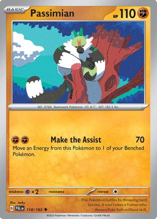 Passimian (118/193) [SV02 Paldea Evolved] Reverse Holofoil - Uncommon