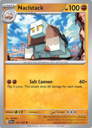 Naclstack (122/193) [SV02 Paldea Evolved] Reverse Holofoil - Uncommon