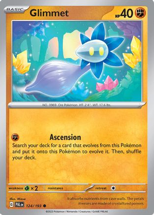 Glimmet (124/193) [SV02 Paldea Evolved] Reverse Holofoil - Common