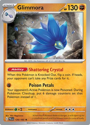 Glimmora (126/193) [SV02 Paldea Evolved] Reverse Holofoil - Rare