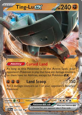 Ting-Lu ex (127/193) [SV02 Paldea Evolved] Holofoil - Double Rare